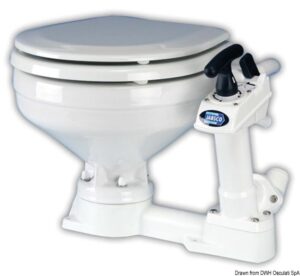 Complete pump assembly f. JABSCO manual toilet