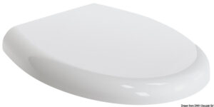 Plastic seat cover for TECMA Silence Plus WC