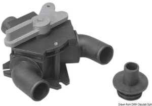 Strong valve nylon reinforced w/fibres