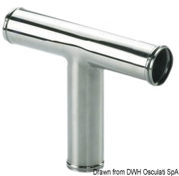 T joint for toilet draining