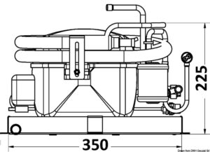 Alternative view of CLIMMA marine SPLIT air conditioner 8000 Btu/h