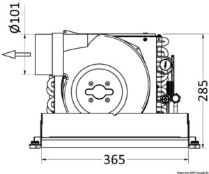 CLIMMA marine SPLIT air conditioner 8000 Btu/h - Image 4