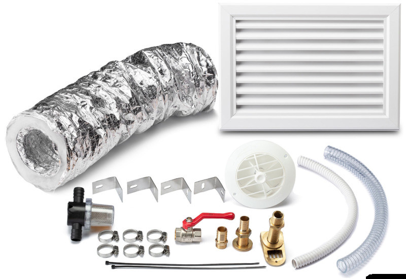 Accessories kit for 1st air outlet and seewater rercirculation 1 Accessories kit for 1st air outlet and seewater rercirculation