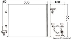 Alternative view of ISOTEMP Indel Webasto Marine boiler 16 l