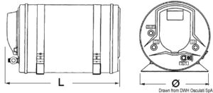 Alternative view of ISOTEMP Indel Webasto Marine boiler 15 l