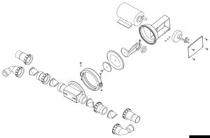 Alternative view of OCEAN TECHNOLOGIES waste water pump 32 LPM 12V