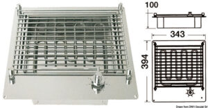 Compact electric barbecue