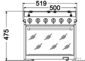 Electric kitchen with oven - Image 3