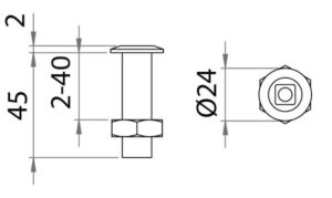 Alternative view of Universal removable pot holder set