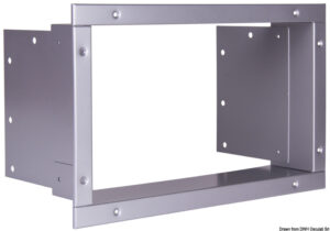 Frame for external mounting 50.826.14 silver