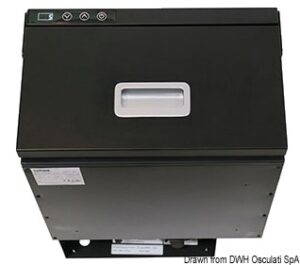 Alternative view of ISOTHERM BI16 vertical recess mini-fridge
