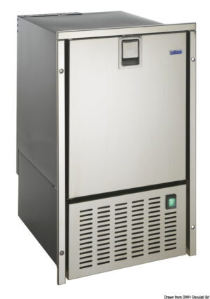 Alternative view of ISOTHERM White Ice Inox ice maker 230 V