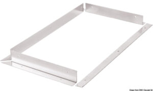 SS frame for drawer fridge mounting