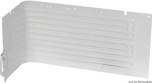 L-shaped evaporateur max 125 l fridge