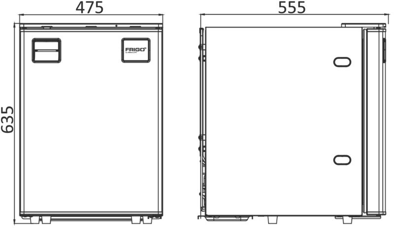 FRIGO° refrigerator Clean Touch front panel 85l 5 FRIGO° refrigerator Clean Touch front panel 85l - Image 5