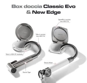 Classic Evo deck shower SS Tiger nylon hose 2.5m 10 Classic Evo deck shower SS Tiger nylon hose 2.5m - Image 5