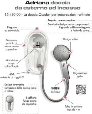 Adriana recess-fit deck shower - Image 6