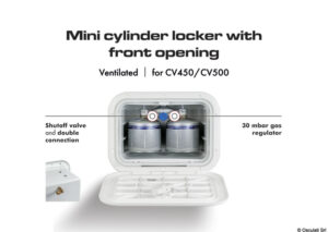 Plastic locker for two CV 500 gas cylinders - Image 3