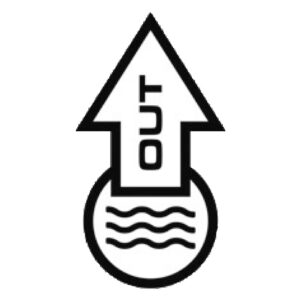 Classic Evo chromed water plug for deck washing - Image 3